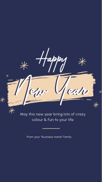 New Year Greet Facebook story Image Preview