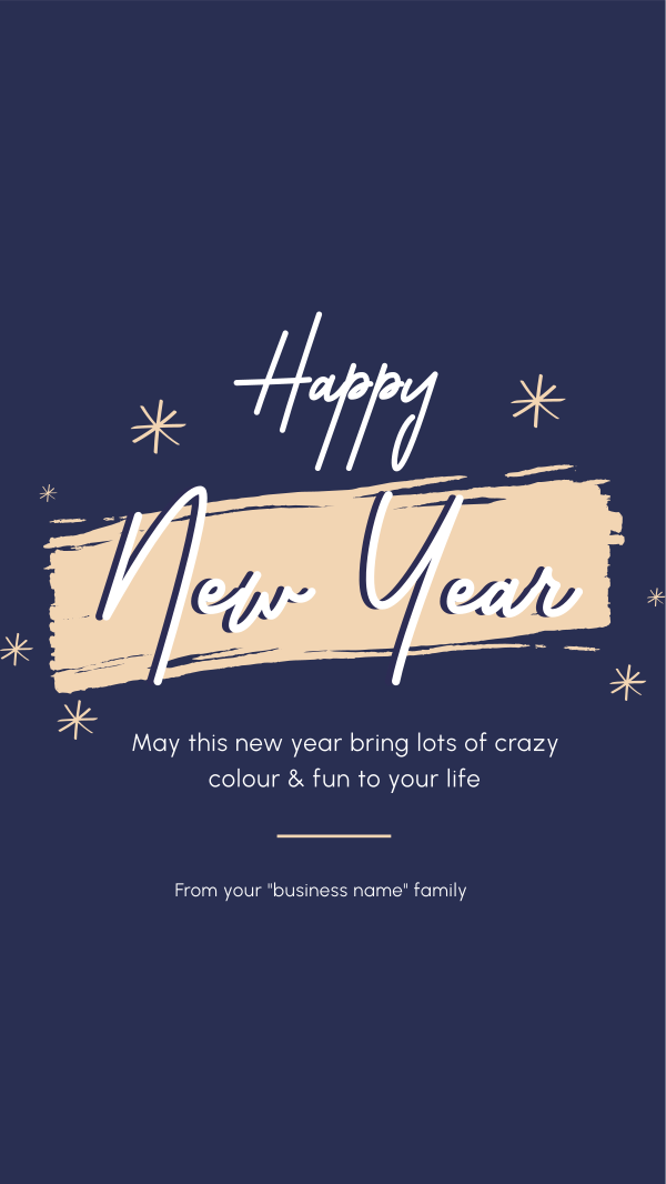 New Year Greet Facebook Story Design Image Preview