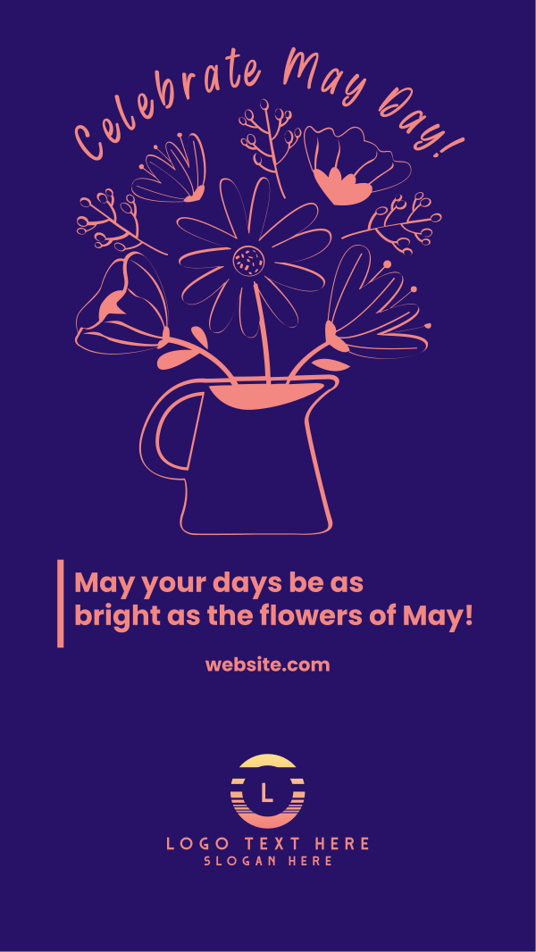 May Day in a Pot Instagram Story Design Image Preview