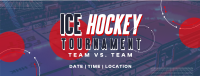Sporty Ice Hockey Tournament Facebook cover Image Preview