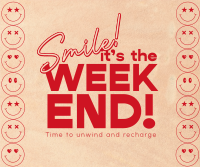 Smile Weekend Quote Facebook Post Image Preview