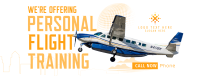 Hiring Flight Instructor Facebook Cover Design