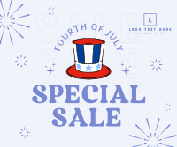 Quirky 4th of July Special Sale Facebook Post Design