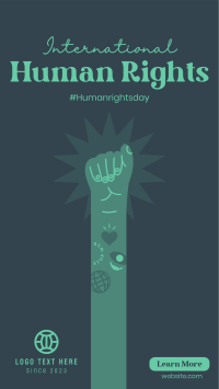 Human Rights Day Facebook Story Design