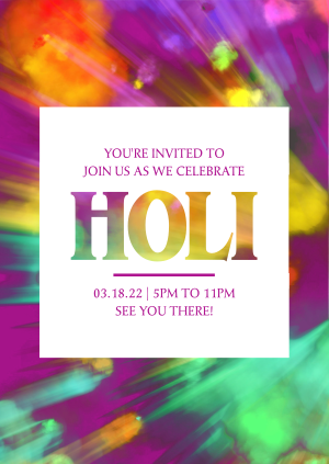 Holi Rays Poster Image Preview
