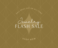 Elegant Jewelry Flash Sale Facebook post Image Preview