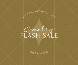 Elegant Jewelry Flash Sale Facebook post Image Preview