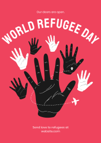 Hand Refugee Poster Image Preview