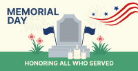 Memorial Day Tombstone Facebook ad Image Preview