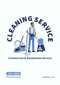 Professional Home Cleaner  Poster Image Preview