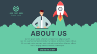 About Us Startup Facebook event cover Image Preview