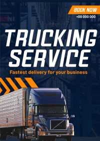 Trucking Delivery  Poster Image Preview