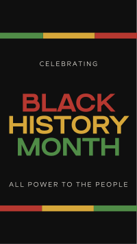 Black History Instagram Story Design