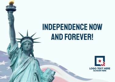 Independence Now Postcard