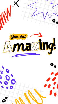 You did amazing! TikTok video Image Preview