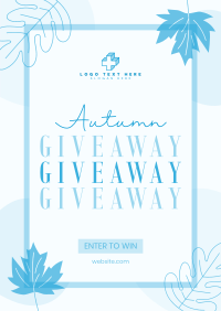 Cozy Leaves Giveaway Flyer Image Preview