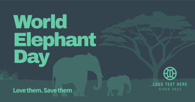 Safari Elephant Facebook ad Image Preview
