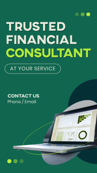 Financial Consultant Service Facebook Story Design