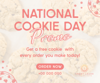 Cookie Day Discount Facebook Post Design