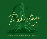 Pakistan Independence Day Facebook Post Design