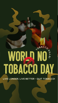 Say No to Tobacco TikTok Video Design