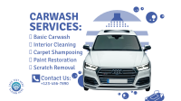 New Carwash Company Facebook Event Cover Design