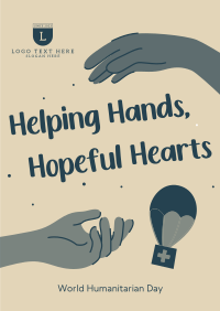 Helping Hands Humanitarian Day Poster Image Preview