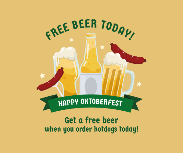 Cheers Beer Oktoberfest Facebook Post Design Image Preview