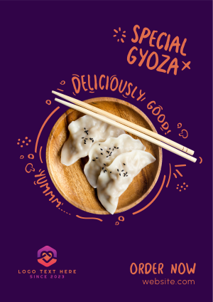 Special Gyoza Flyer Image Preview
