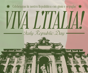Vintage Italian Republic Day Facebook post Image Preview