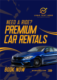 Premium Car Rentals Poster Image Preview