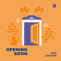 Opening Soon Door Instagram Post Design