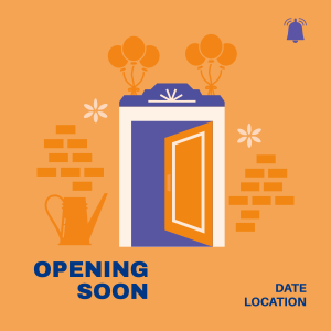 Opening Soon Door Instagram post Image Preview