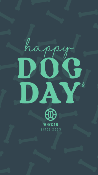 Dog's Wagging Tail Facebook Story Design