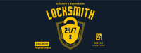 Shield Locksmith Facebook Cover Design