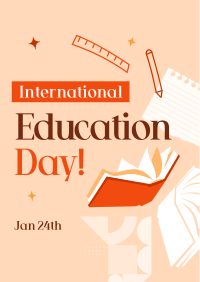 International Education Day Poster Design