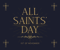 Solemn Saints' Day Facebook post Image Preview