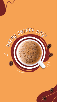 Coffee Day Scribble Instagram story Image Preview