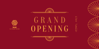 Elegant Grand Opening Twitter Post Image Preview
