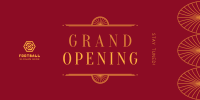 Elegant Grand Opening Twitter Post Image Preview