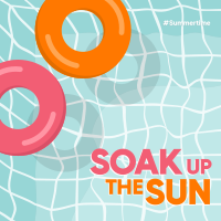 Soak up the Sun Instagram Post Design