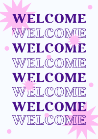 Welcome Shapes Poster Image Preview
