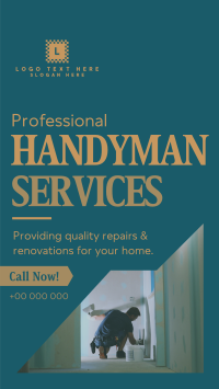 Handyman Renovations TikTok Video Design