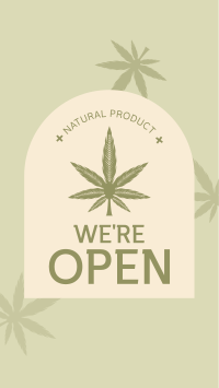 Open Medical Marijuana Instagram reel Image Preview