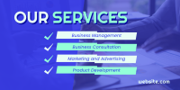 Strategic Business Services Twitter Post Design