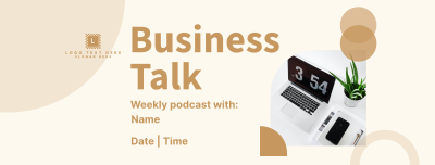 Startup Business Podcast Facebook cover Image Preview