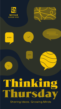 Thinking Thursday Blobs Facebook story Image Preview