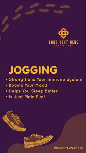 Jogging Facts Facebook story Image Preview