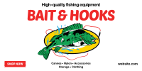 Bait & Hooks Fishing Twitter Post Preview