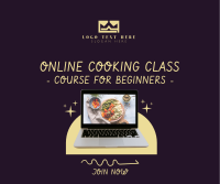 Online Cooking Class Facebook post Image Preview